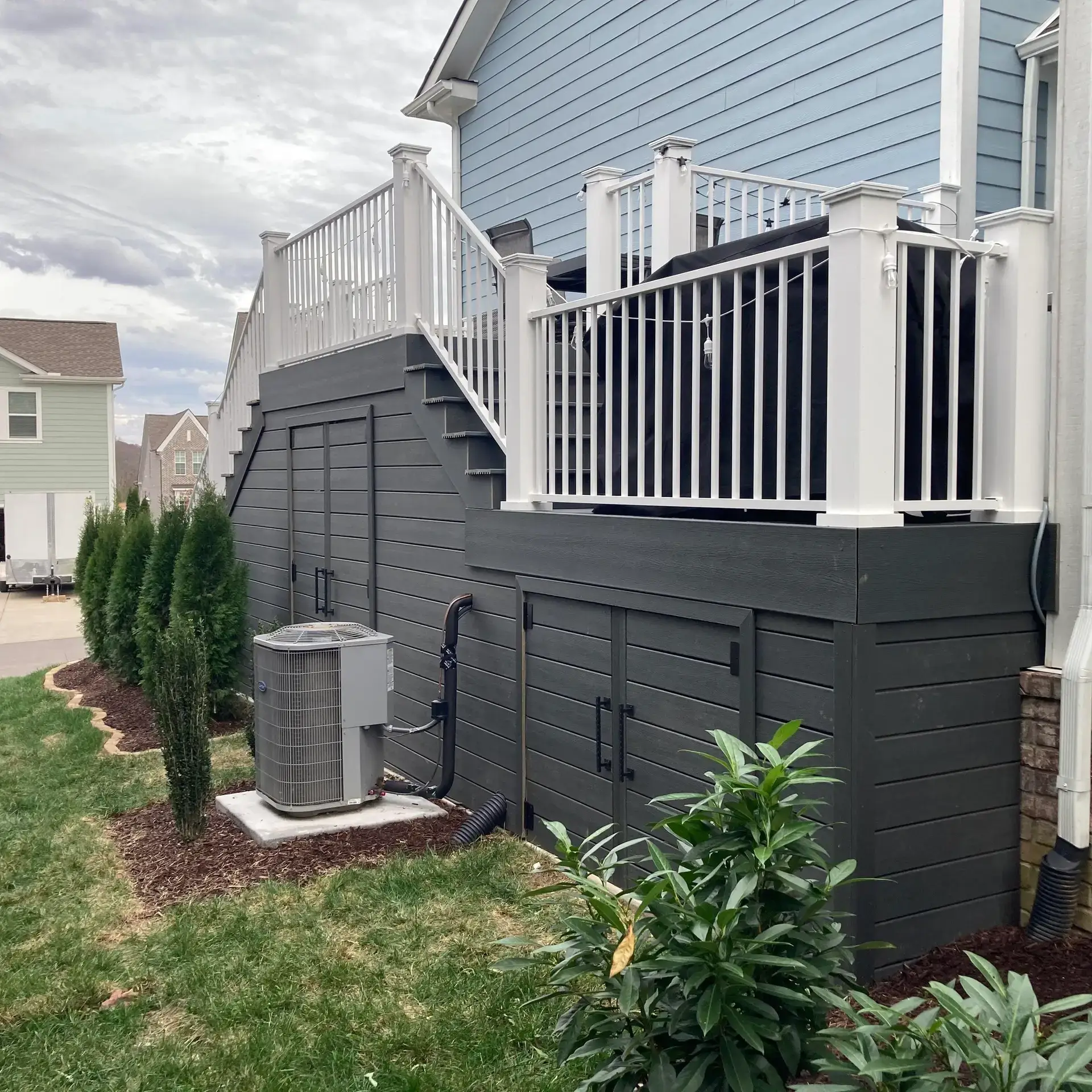 Deck construction services in College Grove TN. Custom designs, composite decks, repairs, and outdoor living upgrades. Call for your free estimate.